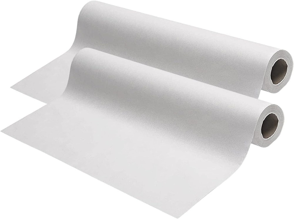 Exam Table Paper – 18“x125’ Disposable Standard White Textured Crepe Medical…