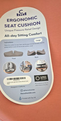 CUSHION LAB Ultimate Sitting Comfort Bundle – Open Box – Coral – Size Large Seat