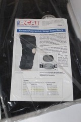 New RCAI Deluxe Polycentric Wrap Hinged Knee Brace