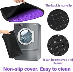 17″ x 15″ Large Gel Seat Cushion – Breathable & Non-Slip for Ultimate Comfort