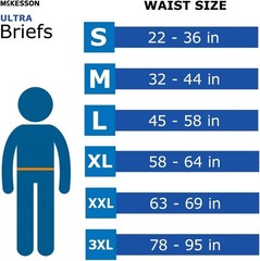 McKesson Ultra Briefs Large Heavy Absorbency Unisex Disposable 18 Count Adult