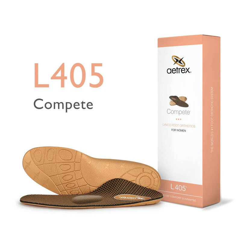 Aetrex Lynco L405 Women’s Orthotic Insoles – Arch Support & Foot Pain Relief