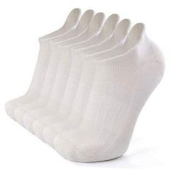 Merino Wool Compression Support Ankle Running Large-X-Large 6 Pairs White