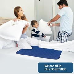 Incontinence Bed Pads Waterproof Washable Reusable Large Bed Underpads 34″x52″
