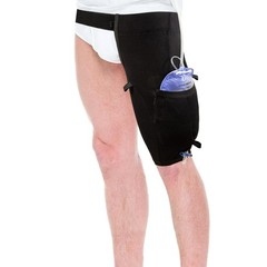 Catheter Leg Bag Holder Sleeve Cotton Fabric Urine Drainage Cover XL