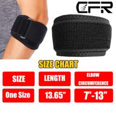 Elbow Brace Support Arthritis Tendonitis Tennis Golfer Arm Joint Pain Band Strap