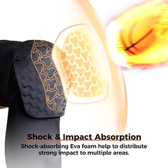 Knee Pads Leg Sleeves Protective Gear Gel Adult Youth Kid Sports Work Basketball