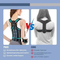 Back Brace Posture Corrector Women Men Shoulder Straightener Adjustable Support