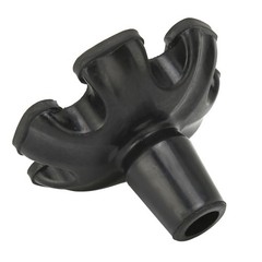Cane Tips 6 Pillar Design Nonslip Rubber 19mm Crutch Tips with for Walking Stick