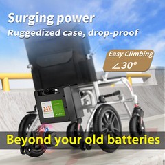 24V12Ah Lithium Battery for Electric Wheelchair,Mobility Scooter