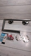 Grab Bar with Toilet Paper Holder Handrail Bar Combo for Bathroom Wall Safety…