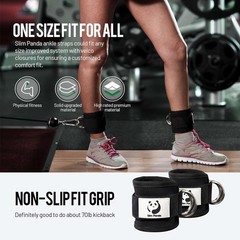 Cable Machine Ankle Strap for Glutes & Leg Workouts – Adjustable Cuff