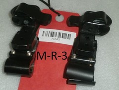 SET OF 2 WHEELCHAIR BACK SUPPORT BRACKET GOOD AS PICTURE