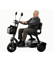 Daibot Folding 3 Wheel Electric Scooter 1000W 48V Dual Motor Mobility For Adults
