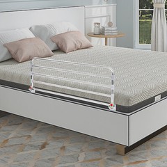 90cm Foldable Portable Safety Bed Guard Stainless Steel Bed Railing for Seniors
