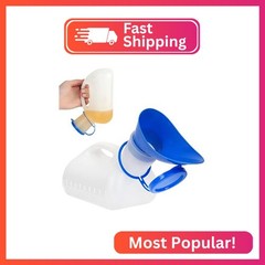 Unisex Urinal Bottle (1 Pack) – Portable Urinal for Women & Men – Female Urinal