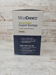 MediChoice Tubular Elastic Support Bandage Natural Size: G 4.5″x 11 yds MADE USA