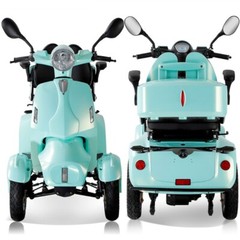 Four wheels 800W 60V 20AH Travel Mobility Scooter battery Motor for Adult Senior