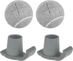 Tennis Balls for Walkers Pre Cut, Walker Skis Glides for Folding Walkers – 4 Pac
