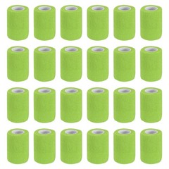 Self Adhesive Bandage Wrap 177″ x 3″, 24 Pcs Wrap Tape, Light Green
