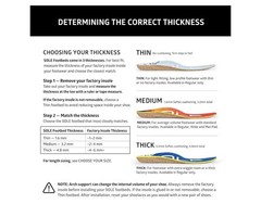 SOLE Performance Thick Insoles Custom Moldable Orthotic Arch Plantar Fasciitis