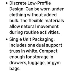 SportAid Hernia Belt For Reducible Inguinal Hernia) Small 30-35″ Waist White