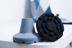 7/8 Inch Wide Base Non-Slip Crutch Tips – Durable Rubber for Enhanced Stability