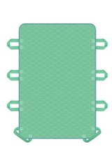 Positioning Bed Pad with 8 Reinforced Handles-34 x 52″-Reusable and Washable