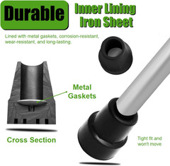 Cane Tips 3/4 Inch Rubber Replacement End Heavy Duty Walker Crutch Foot 8 Pack