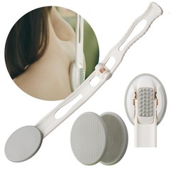 DOWMI Lotion Applicator for Back – 3in1 Foldable, 1 Count (Pack of 1), White