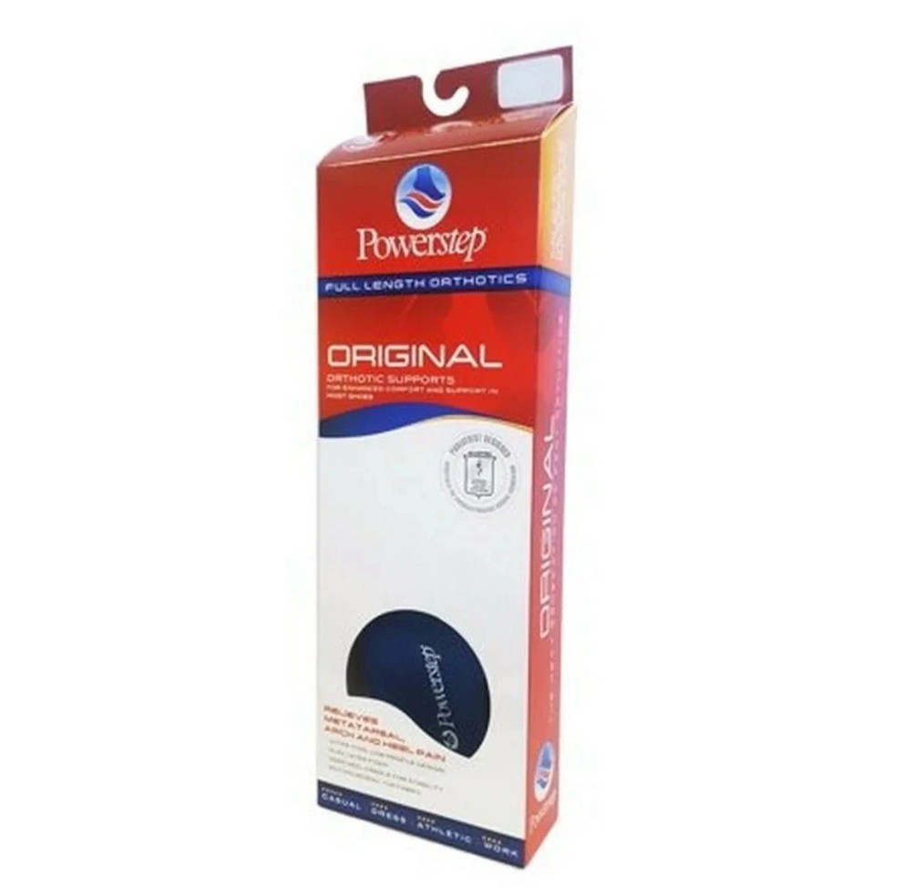 NEW Powerstep Original Full Length Orthotic Supports, M: 3 – 3.5, W: 5 – 5.0
