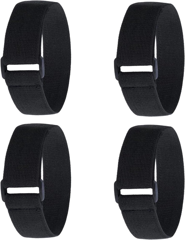 4 Pcs Boot Straps for Pants, Elastic Boot Bands, Thigh Band Leg Straps Safety Be