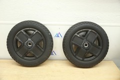 PAIR FLAT-FREE Drive Wheels Tires for Jazzy EVO 613 Power Chairs DGN2005417