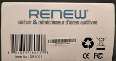 RENEW HEARING AID DRYER AND FRESHENER MODEL DB-100 SERENE INNOVATIONS USA NIB