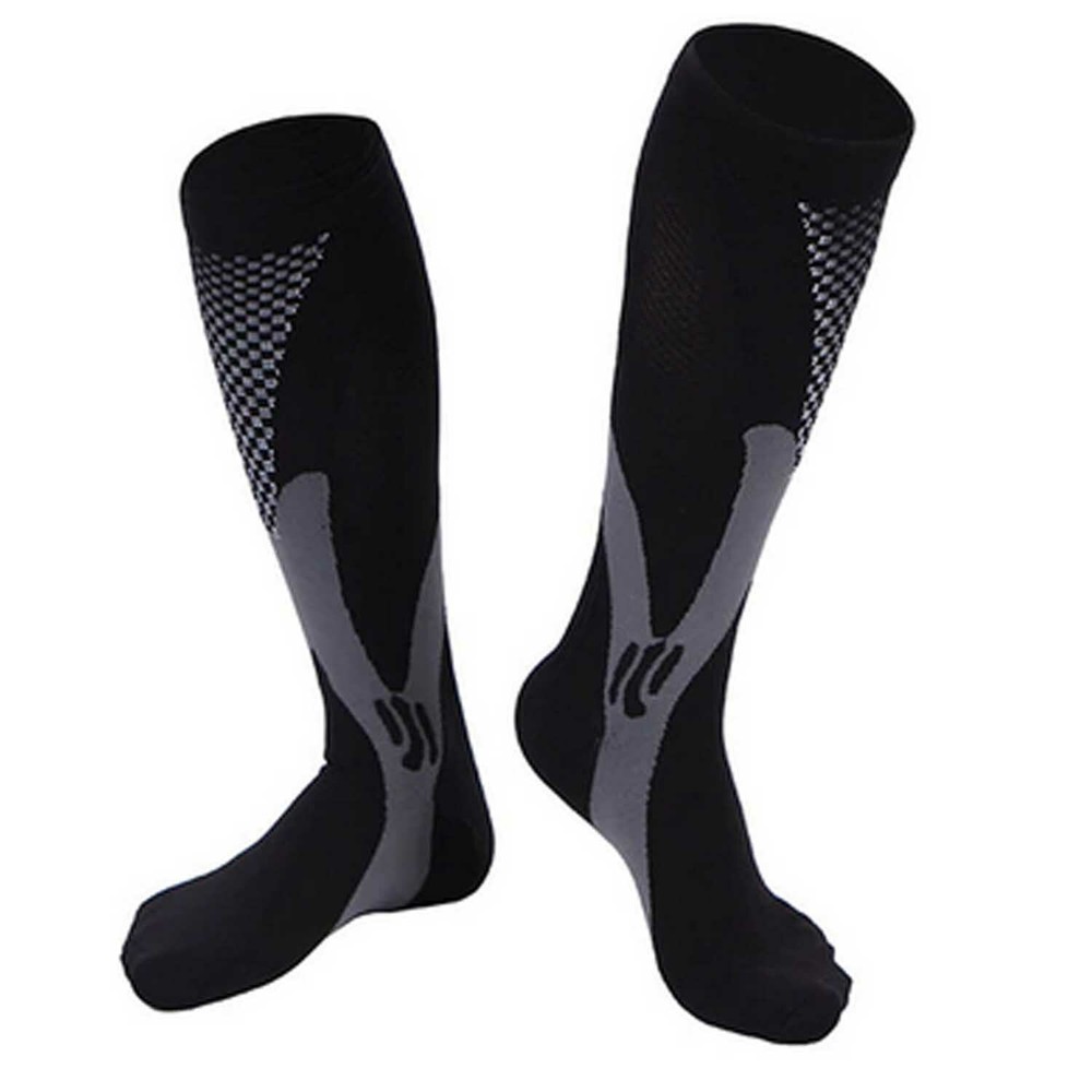 5 Pairs 30-40 mmHg Compression Socks-Knee High for Running&Sports| Ankle Support