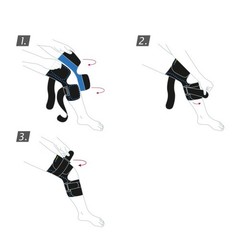 Actimove Knee Brace, Wrap Around, Simple Hinges, Condyle Pads, Small, NWOP