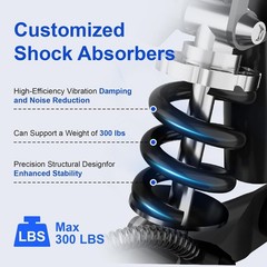 All Terrain Knee Scooter for Adults, Crutch Alternative, 300LBS | For Adults