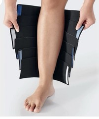 L+R USA Ready Wrap Compression Calf Wrap, ReadyWrap Small Black Tall 30cm NEW