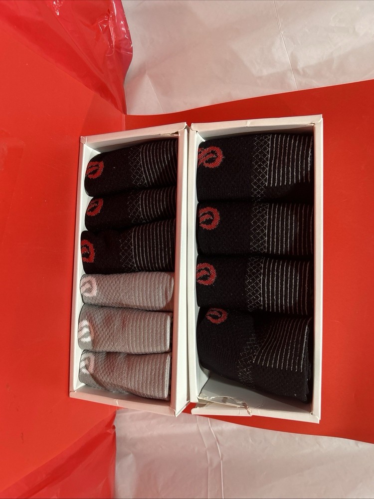 10 Pair ofPA PLUS ANKLE COMPRESSION SOCKS (7) Blk (3) Gray