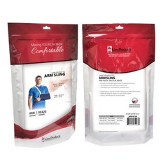 Core Products Deep Pocket Envelope Arm Sling Blue Adjustable Durable Washable