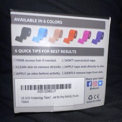 SB SOX Original Cotton Kinesiology Tape Roll Athletic Recovery Injury PainRelief