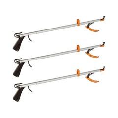 Cubii Health Reacher, Compact 15″ Ergonomic Reaching 15 Inch, 3 Pack, Silver