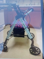 NOVA Journey Steel Rollator Walker – 17lbs 6″ Wheels, Purple – Open Box