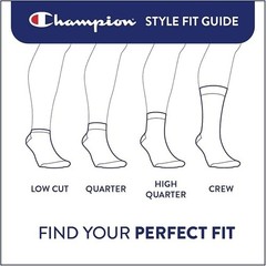 Men’s Cushioned Quarter Socks-Pack – Moisture-Wicking Athletic 6-12 6 White