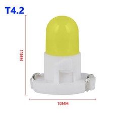 T3 T5 T4.2 T4.7 Neo Wedge Instrument Cluster Dash Panel Climate LED Light Bulbs