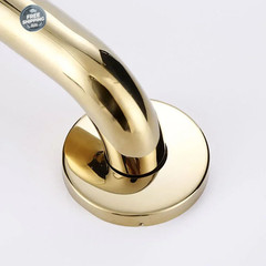 Gold Polished Brass Bathroom Bath Shower Safety Grab Bar Toilet Hand Rail Holder
