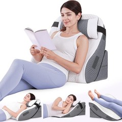 ZIKEE Wedge Pillow for Bed, Reading & Back Pain Relief, Memory Foam