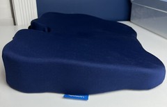 CONTOUR KABOOTI Comfort Ring with Blue Cover, 17-1/2″ x 13-1/2″ x 3-1/4″