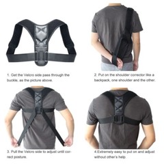Posture Corrector Men Women Upper Back Pain Brace Clavicle Support Straightener
