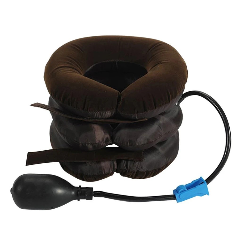 Cervical Neck Traction Device Collar Brace Support Pain Relief Stretcher Therapy